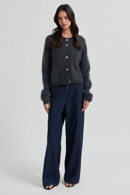 SECOND FEMALE Cardigan ANDREA KNIT RIB