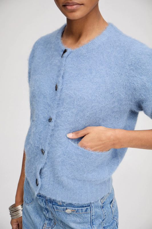 Kurzarm-Strickjacke LOCCA