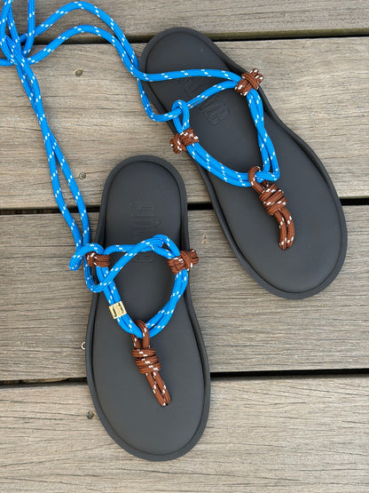 FLò TWIN Kordelsandalen