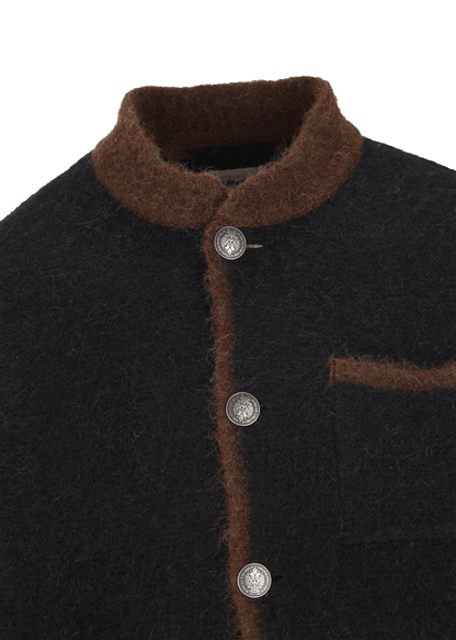 Walkjacke aus Alpaka-Wollmix LUANDREAS