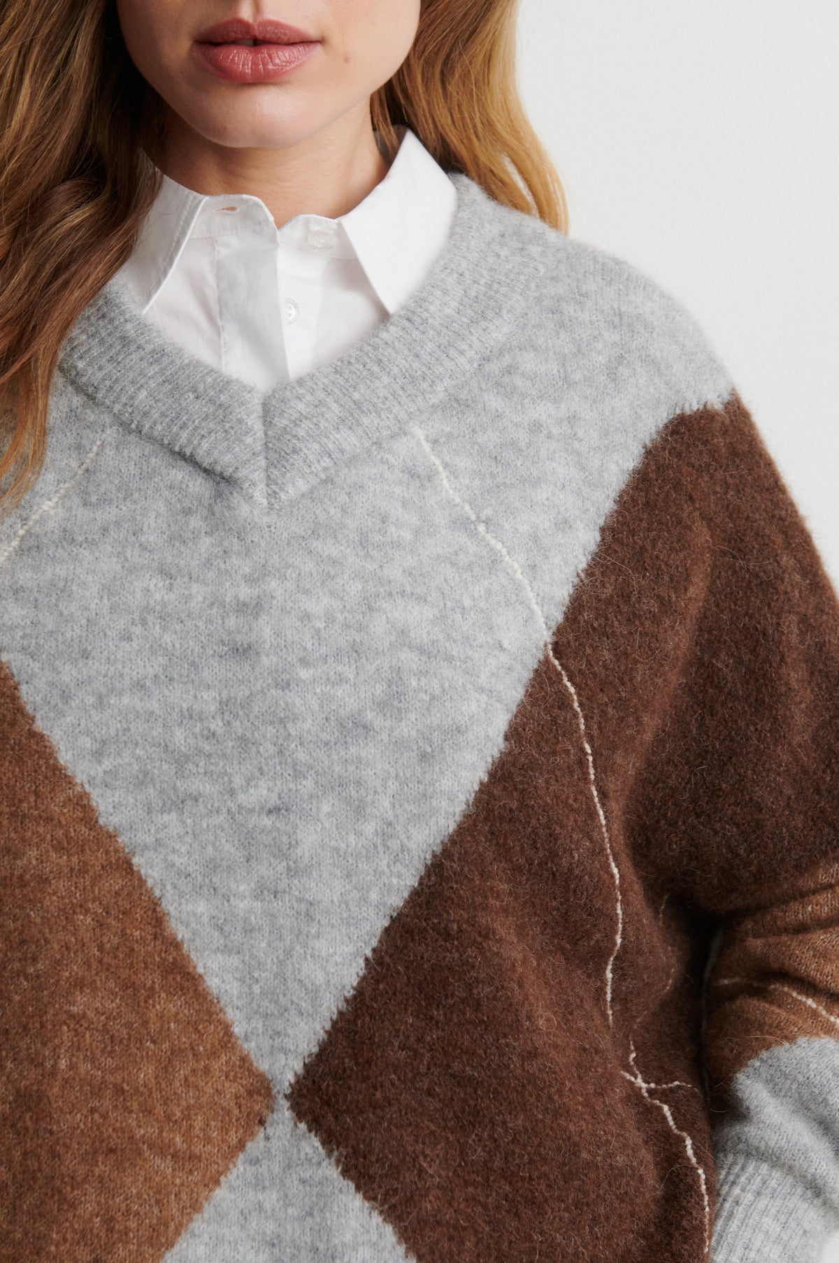 Pullover FORSA knit v neck