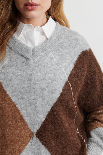Pullover FORSA knit v neck
