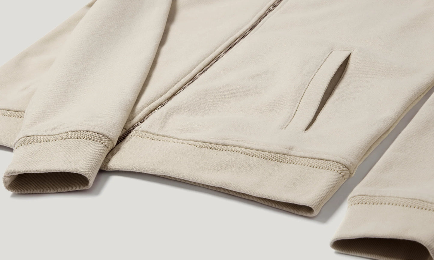 Sweat-Cardigan Fullzip Sweatshirt