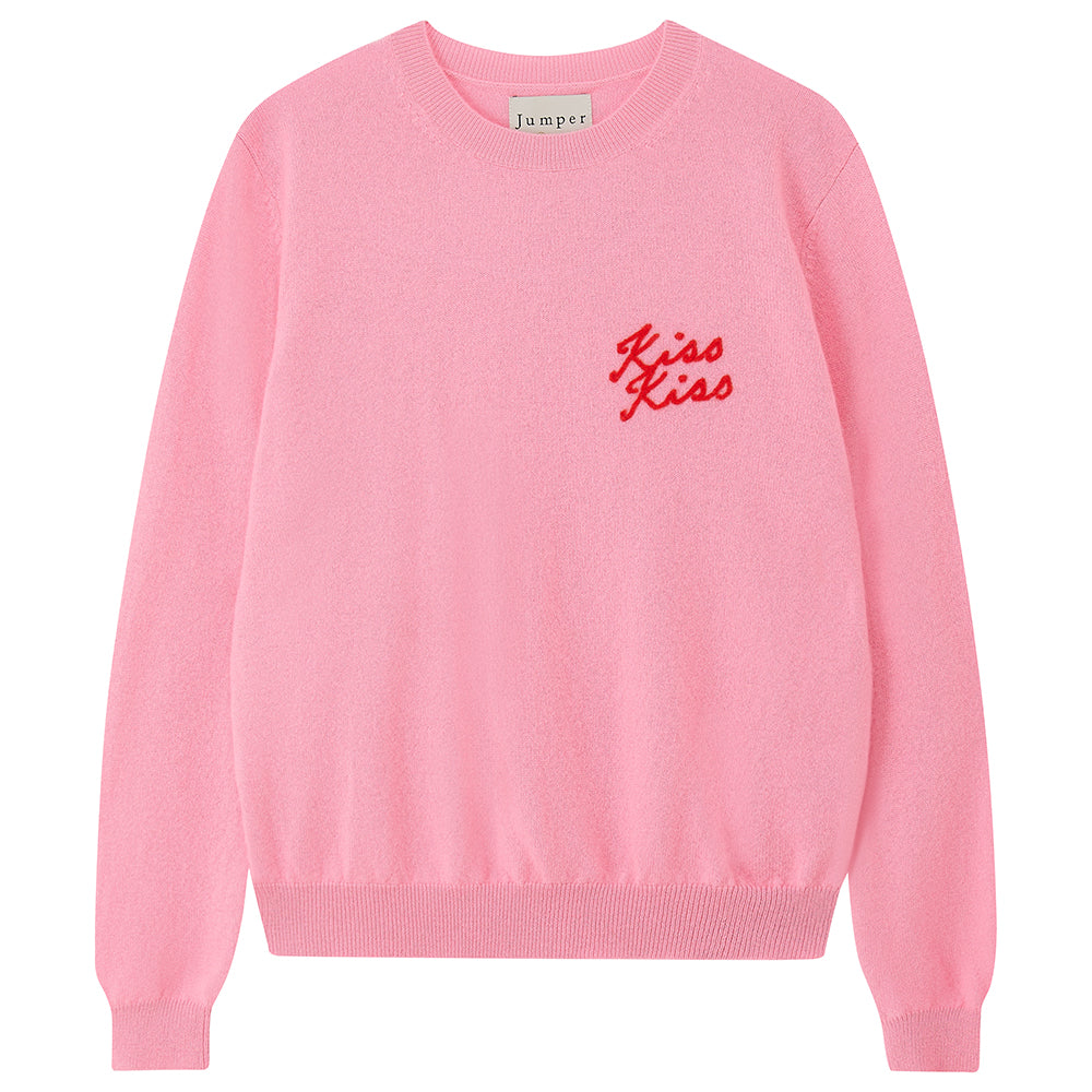 KISS KISS Crew Cashmere Pullover