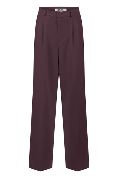 ROSSI NOA FLUID CADE – Bundfaltenhose aus fließendem Stoff