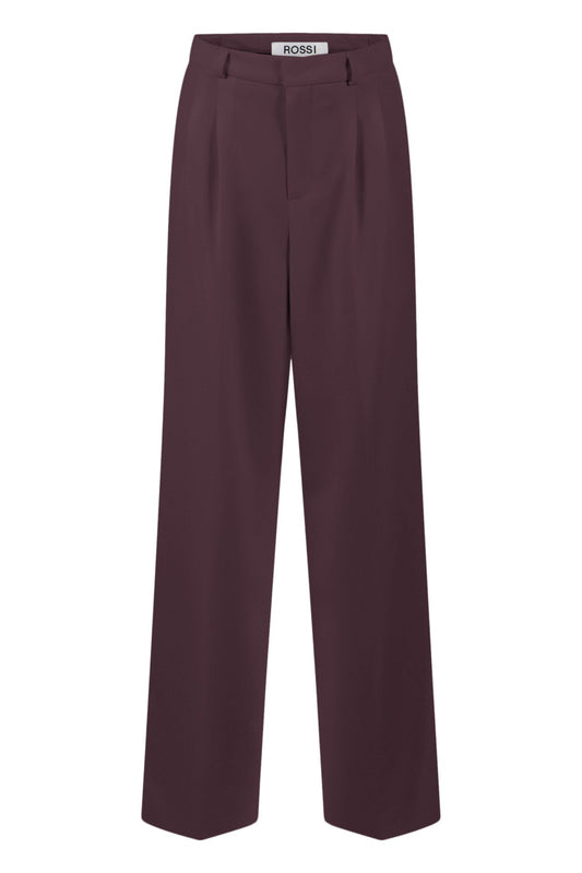 ROSSI NOA FLUID CADE – Bundfaltenhose aus fließendem Stoff