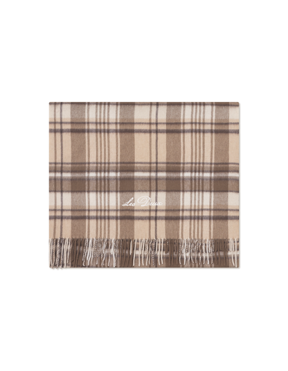 Check Wool Scarf
