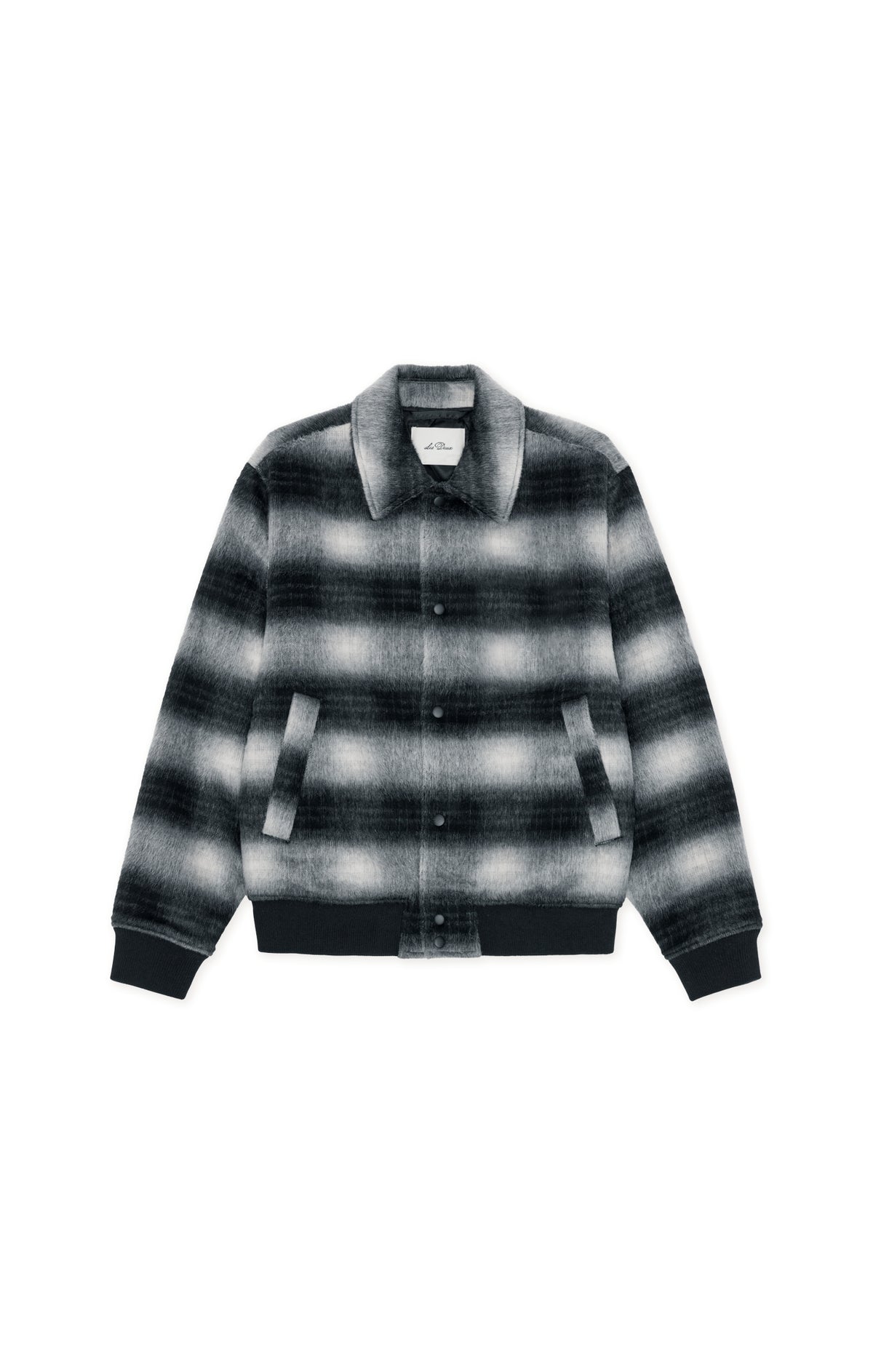 Shadow Check Varsity Jacket