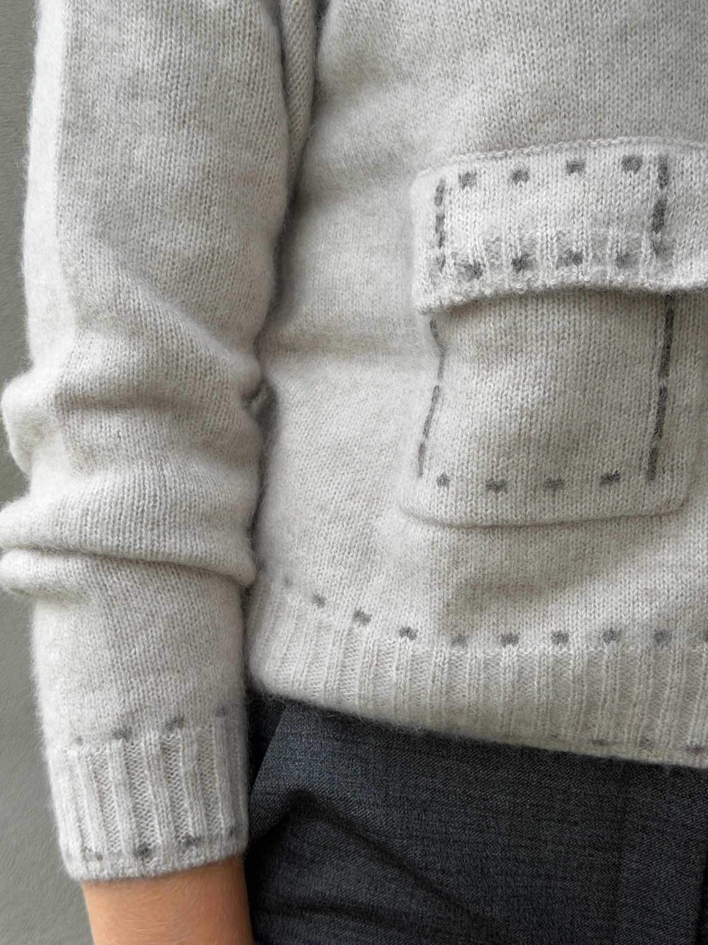 Cardigan Polo-Collar 63% Ca 37%C