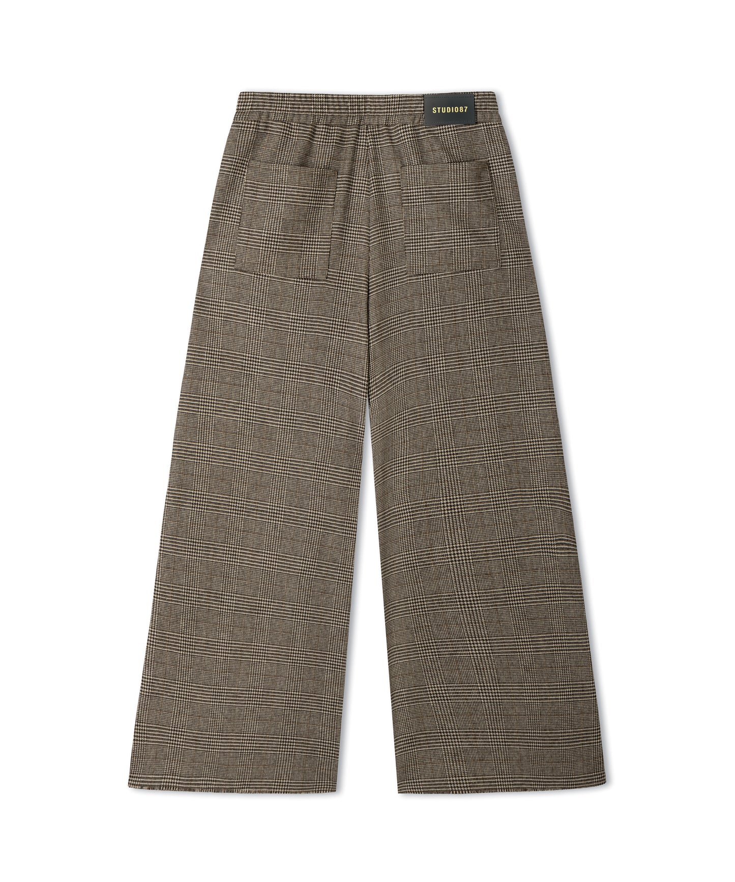Hose STUDIO87 Aveline glencheck wool mix