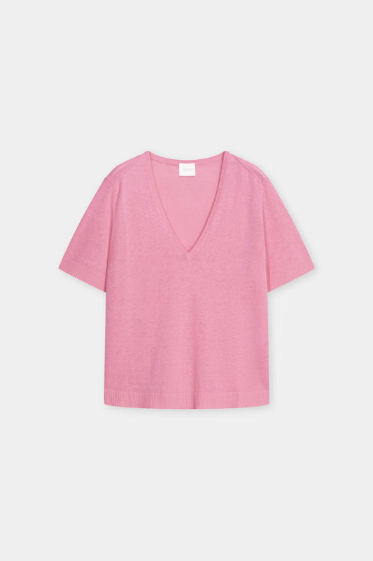 Shirt V-Neck Short Sleeve