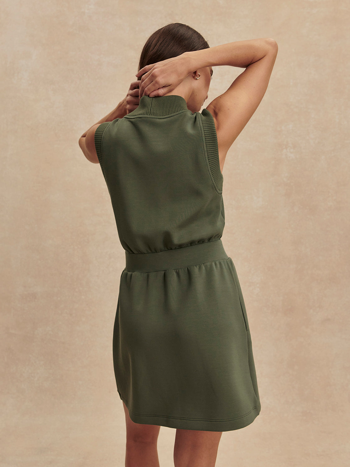 Polyanna Half Zip Dress