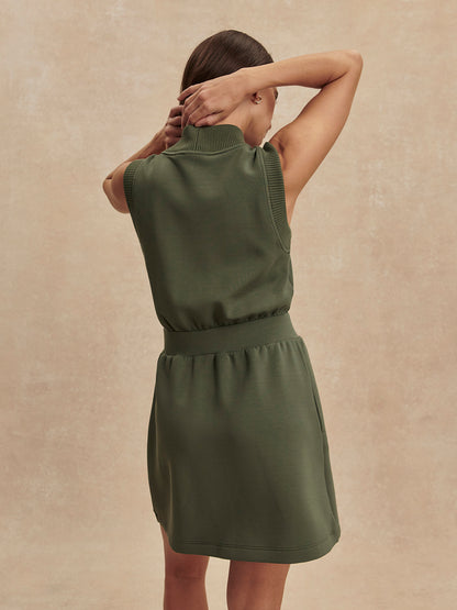 Polyanna Half Zip Dress