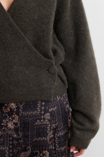 Pullover GABBY wrap knit