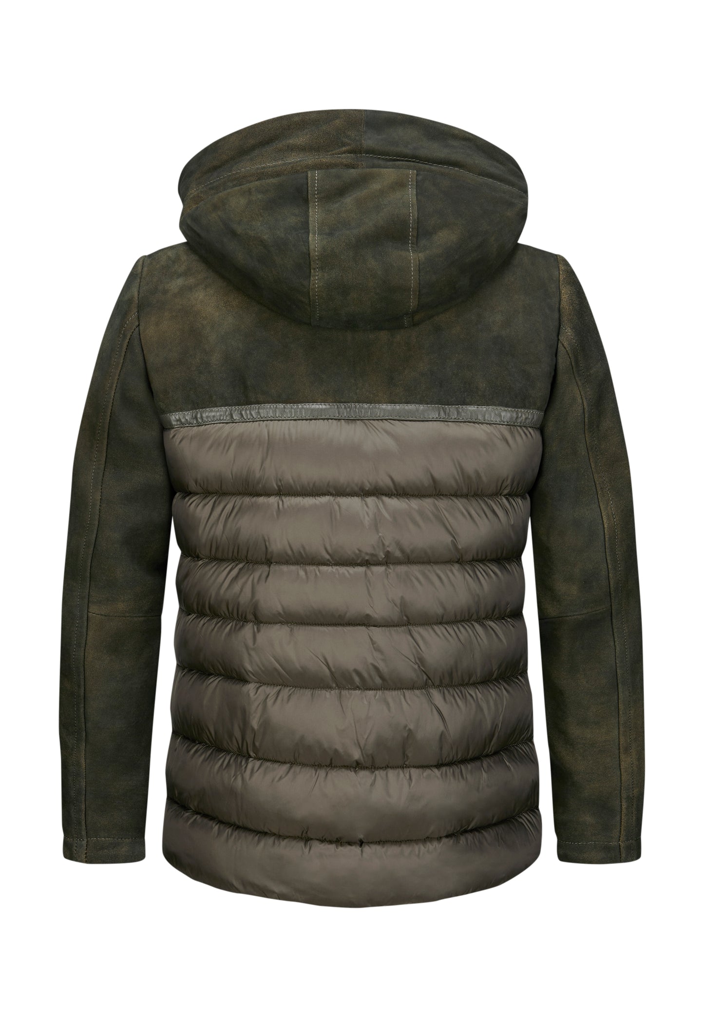 Hybrid-Jacke mit Webpelz-Details