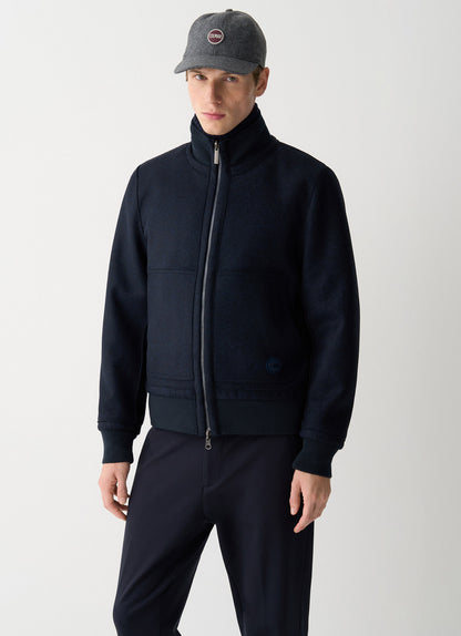 Wende Bomber-Jacke aus Wolle