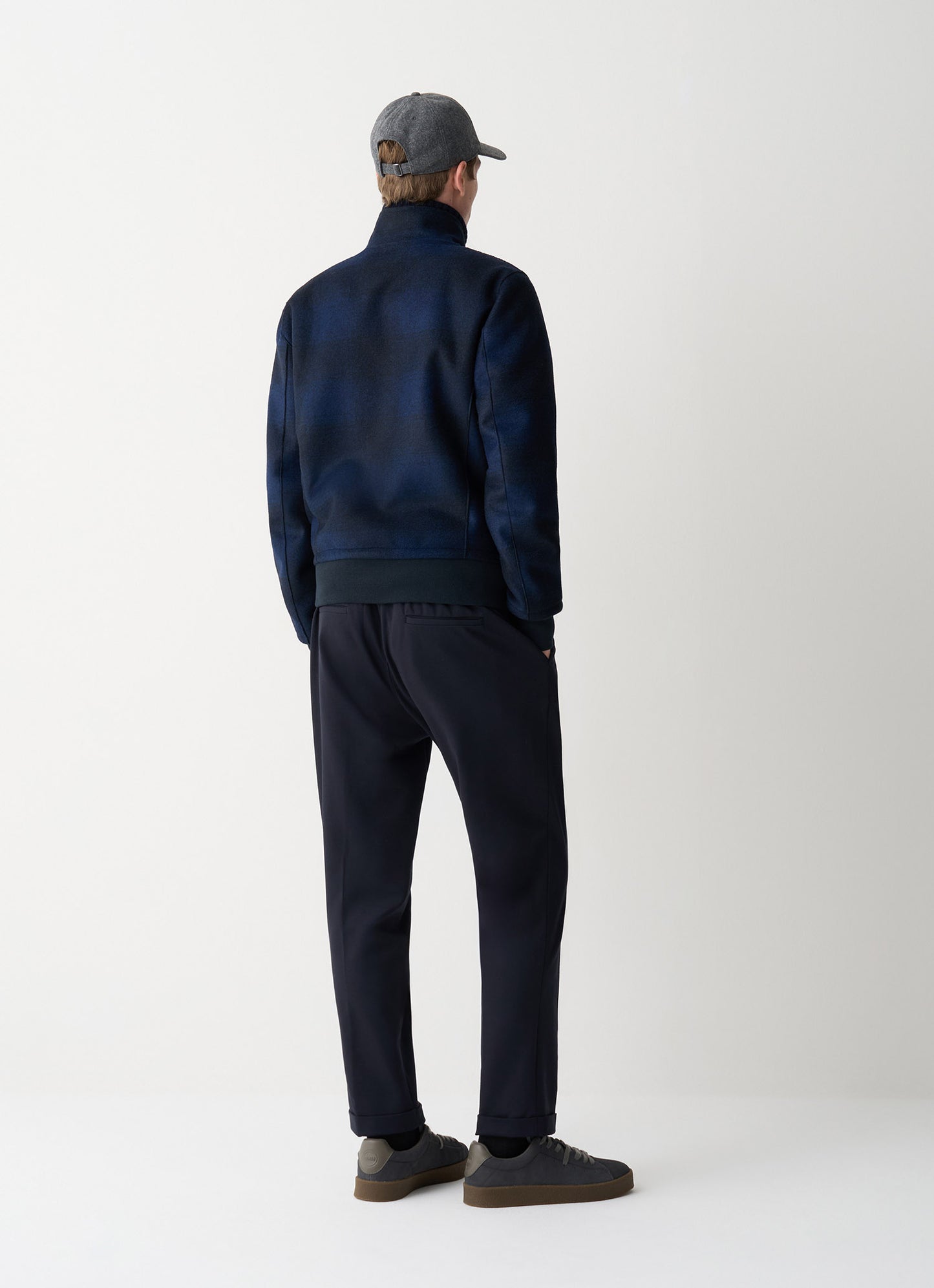 Wende Bomber-Jacke aus Wolle