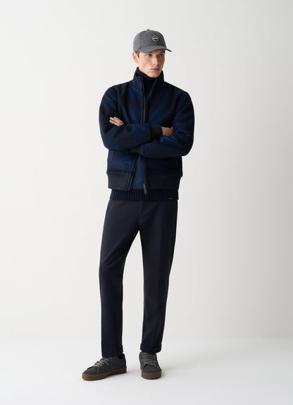 Wende Bomber-Jacke aus Wolle