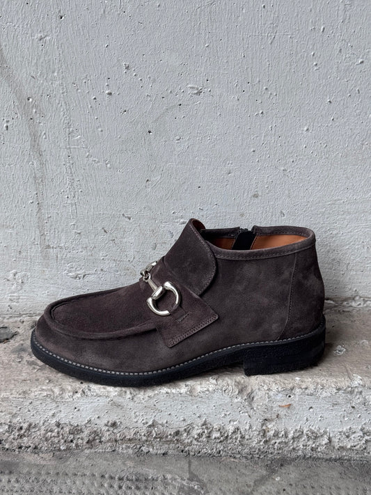 Loafer aus Wildleder mit Crepe-Sohle
