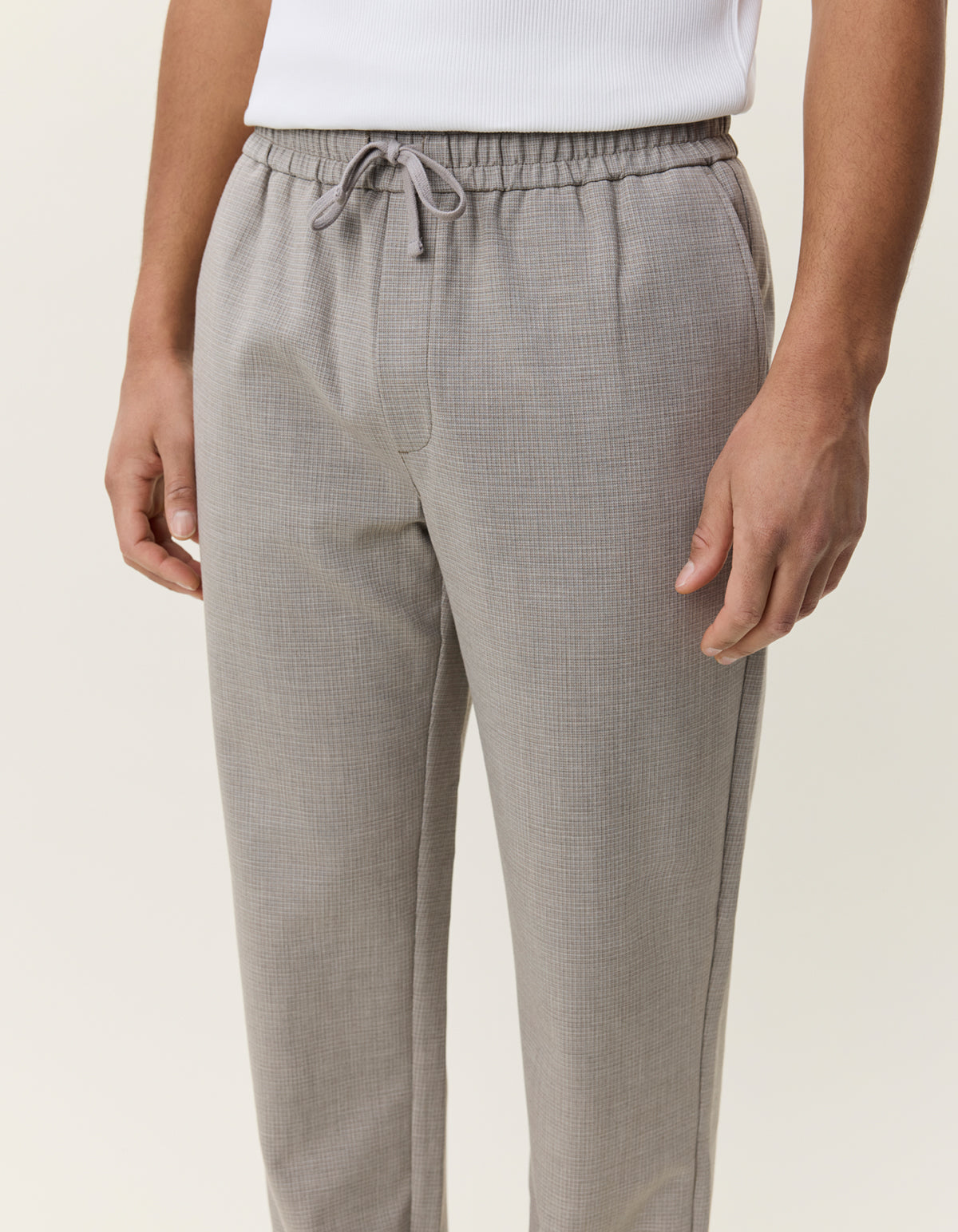 Mini Check draw string Pant