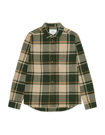 Overshirt Check Flannel Shirt