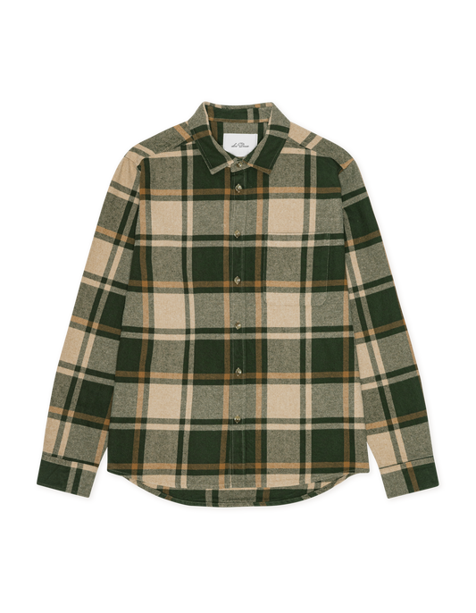 Overshirt Check Flannel Shirt