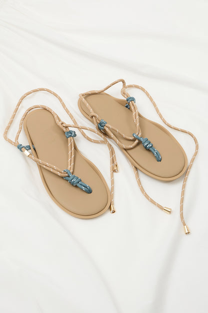FLò/TWIN Kordelsandalen