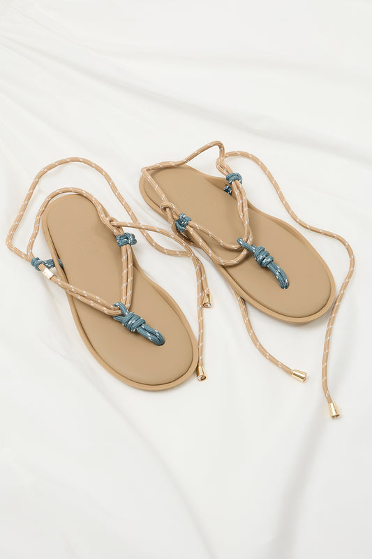 FLò/TWIN Kordelsandalen