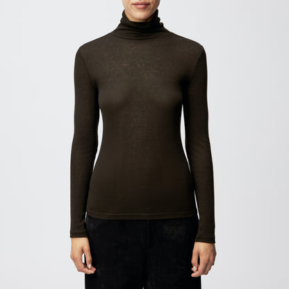 Longsleeve ZERAFNE mit Lurex-Jersey