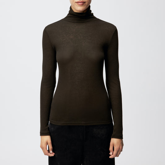Longsleeve ZERAFNE mit Lurex-Jersey