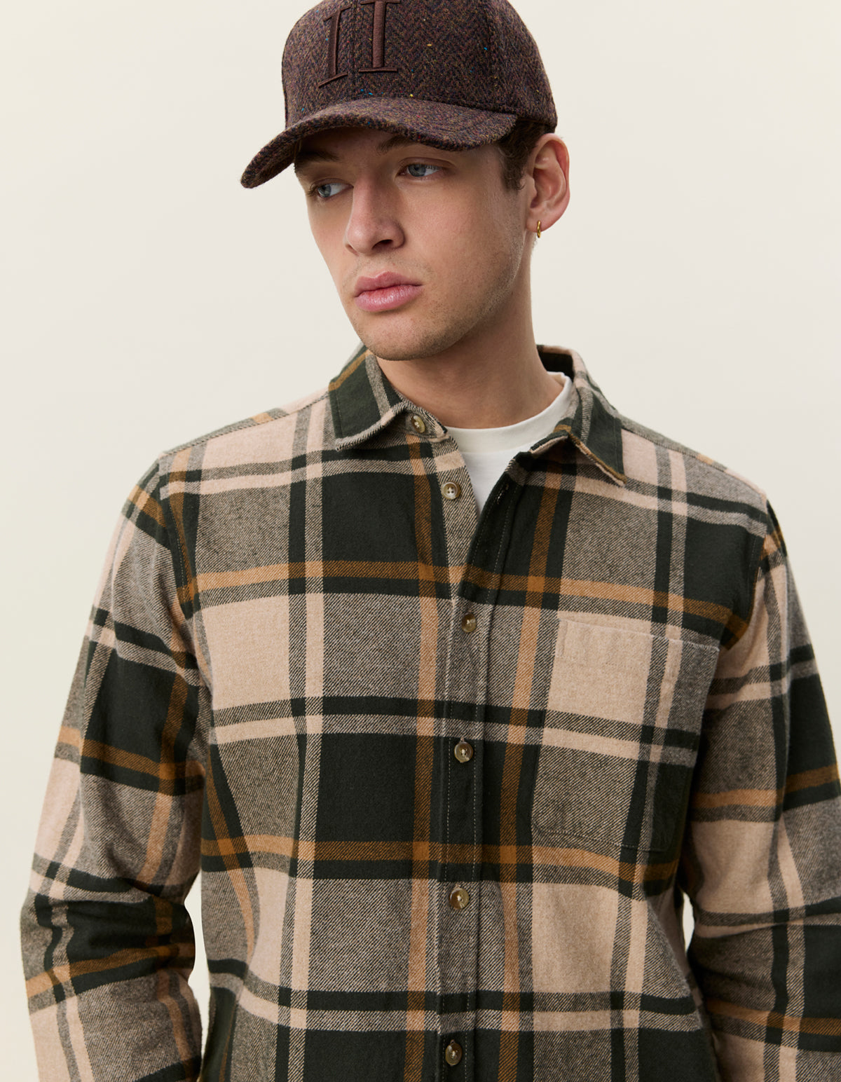 Overshirt Check Flannel Shirt