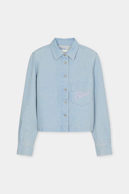 Jeansjacke Print