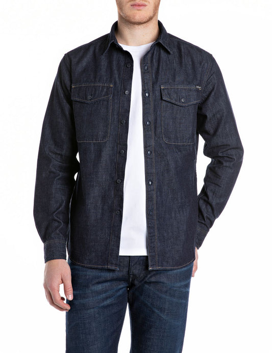 REPLAY Jeanshemd Indigo