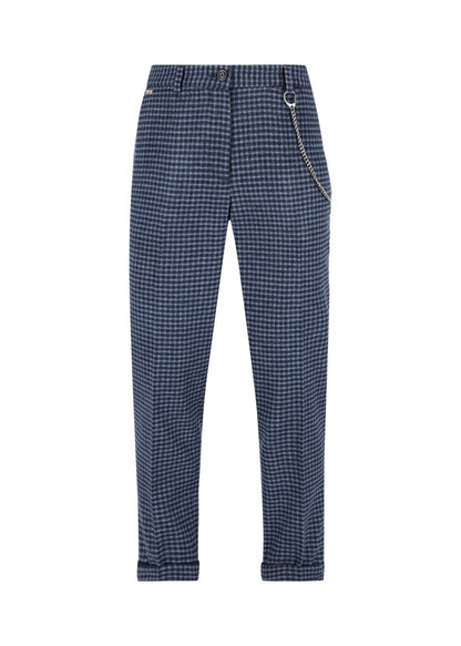 Hose mit Vichymuster und dekorativer Kette LUBRUNEU VICHY