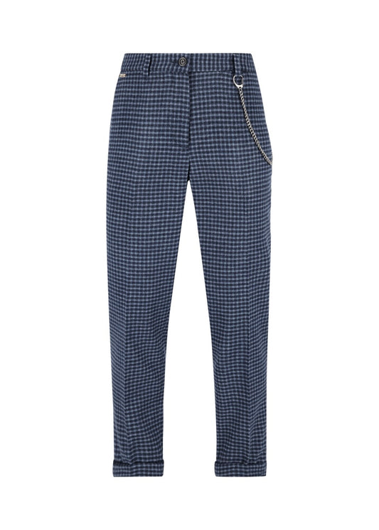 Hose mit Vichymuster und dekorativer Kette LUBRUNEU VICHY
