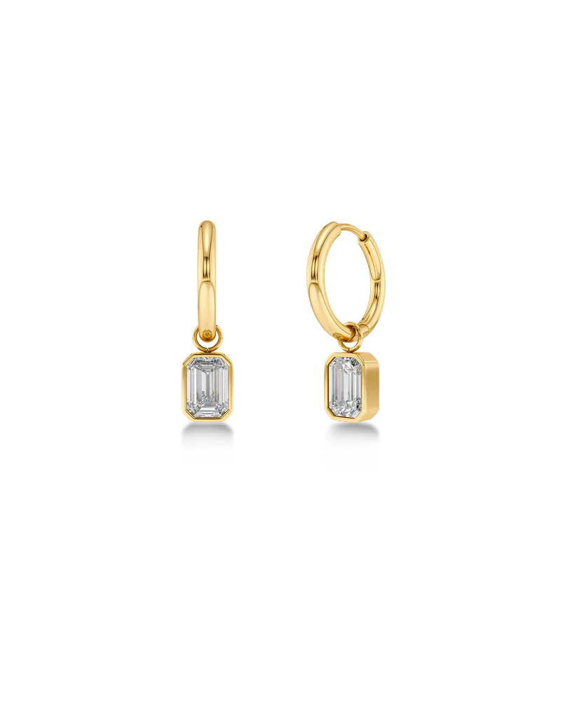 Gem Hoops Gold