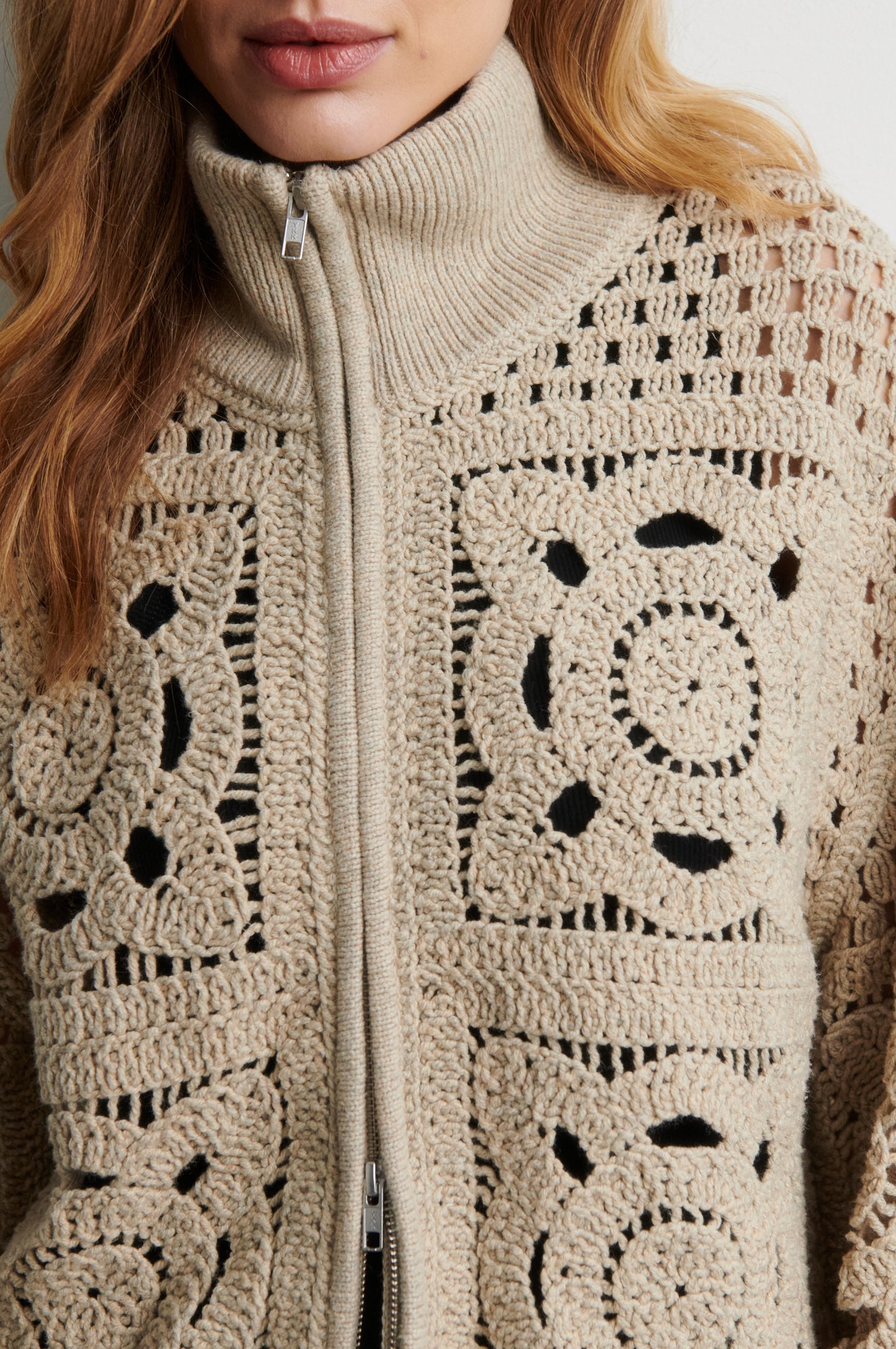 Cardigan CROSETTE knit cardigan