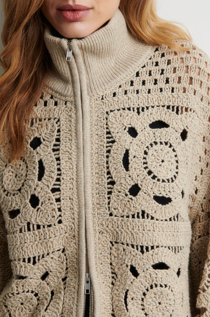 Cardigan CROSETTE knit cardigan