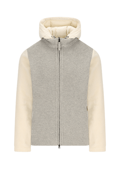 Strickjacke im Materialmix LUWALLACE