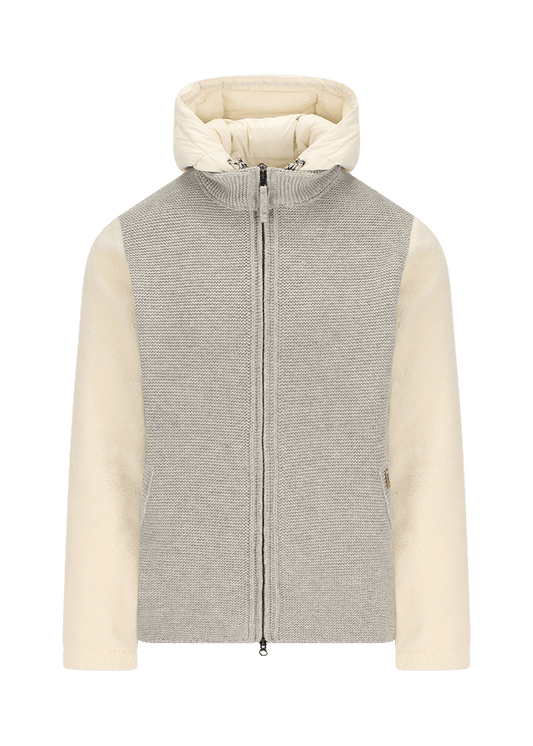 Strickjacke im Materialmix LUWALLACE
