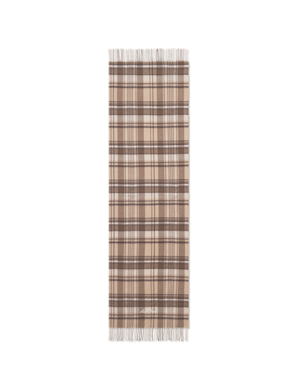 Check Wool Scarf