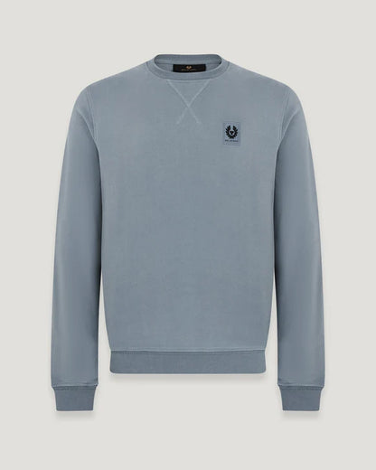 Sweatshirt Crew Neck ais Baumwollfleece
