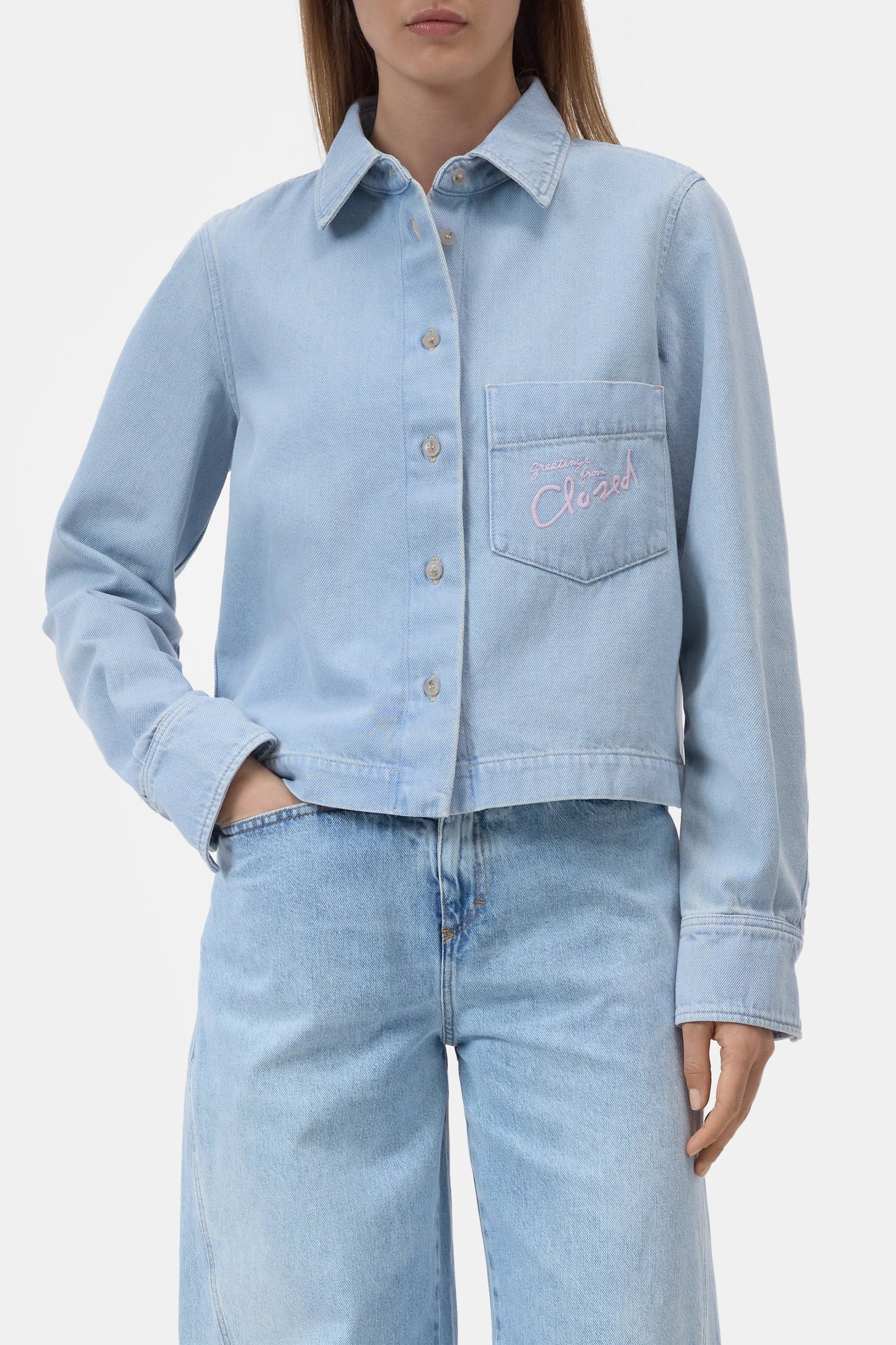 Jeansjacke Print