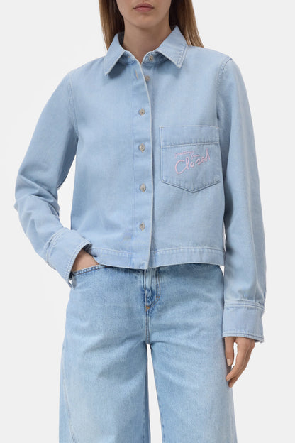 Jeansjacke Print