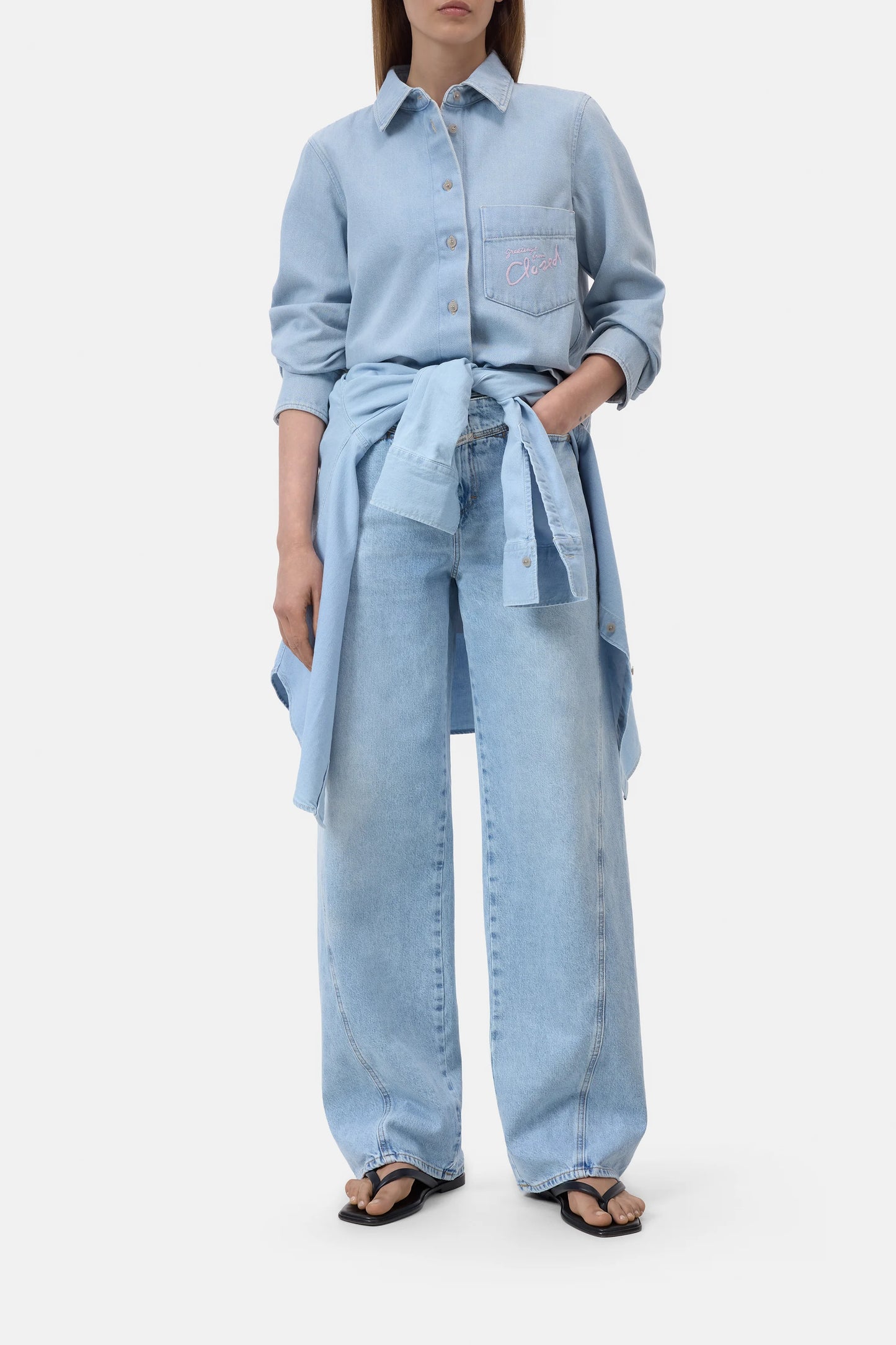 Jeansjacke Print