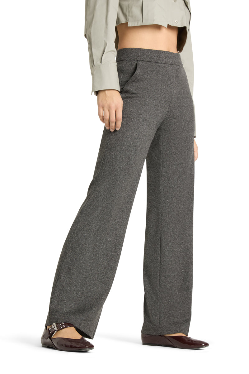 CAMBIO Ava Utility - Wide-Fit Hose im A-Shape in Charcoal Melange