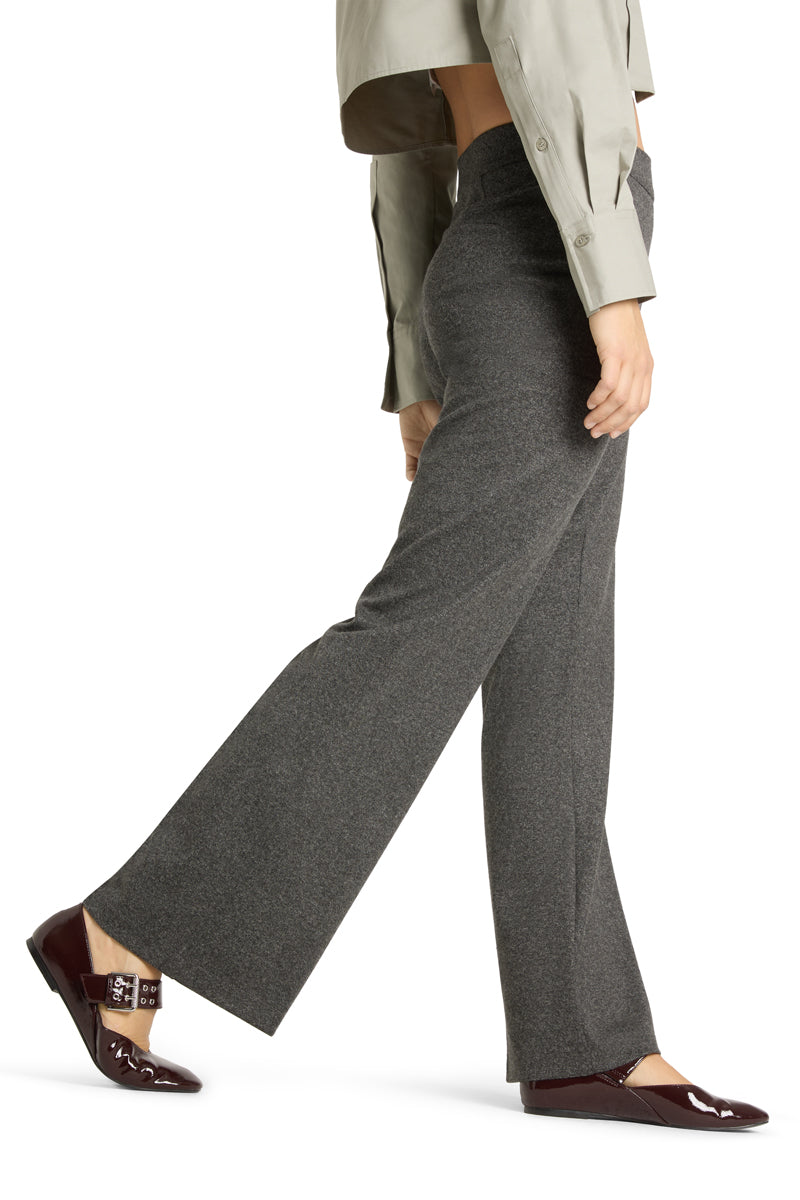 CAMBIO Ava Utility - Wide-Fit Hose im A-Shape in Charcoal Melange