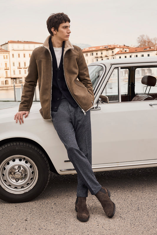 Vegan Lamb Fur Jacket CIBARROW