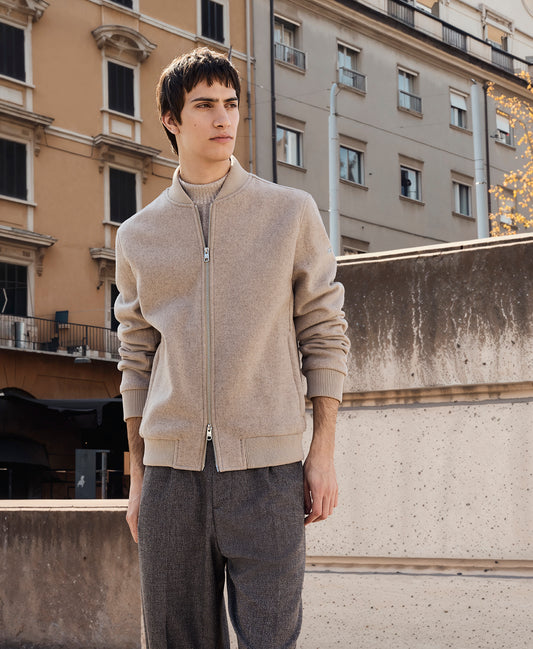 Clean Urban Wool Bomber CIRAPID