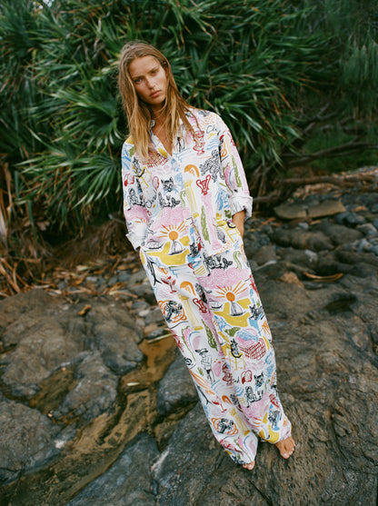 CLOSED WINONA Hose Print